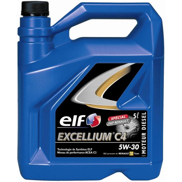 Huile moteur ELF EXCELLIUM C4 5W-30 5L