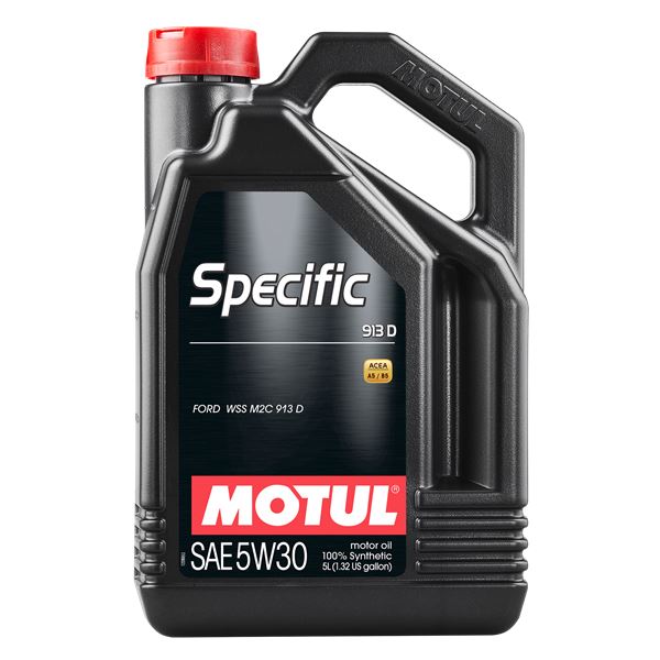 Huile moteur MOTUL Specific Ford 913D Essence/Diesel  5W30 5L