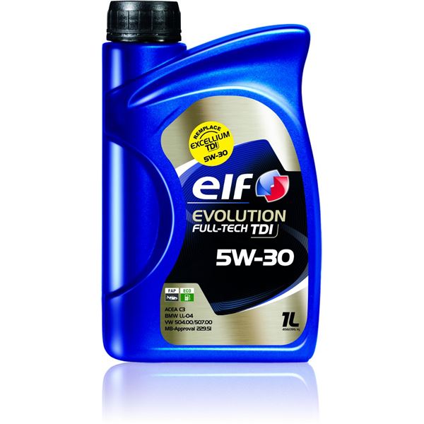 Huile moteur Elf Evolution Full-Tech TDI 5W30 1l