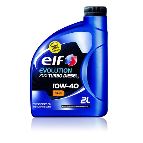 Huile moteur ELF Evolution 700 TURBO Diesel 10W40 2L