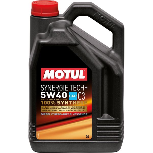 Huile moteur MOTUL SYNERGIE TECH + 5W40 5L