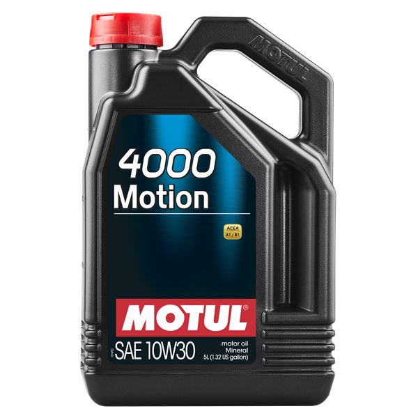 Huile moteur MOTUL 4000 Motion Essence/Diesel 10W30 5L
