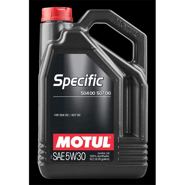 Huile moteur MOTUL Specific VW 504.00 507.00 Essence/Diesel 5W30 5L