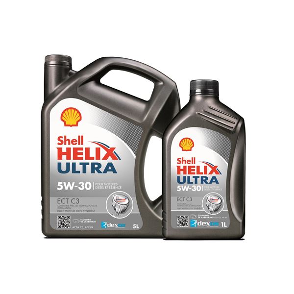 Huile moteur  SHELL ULTRA ECT essence/diesel 5W30 6L