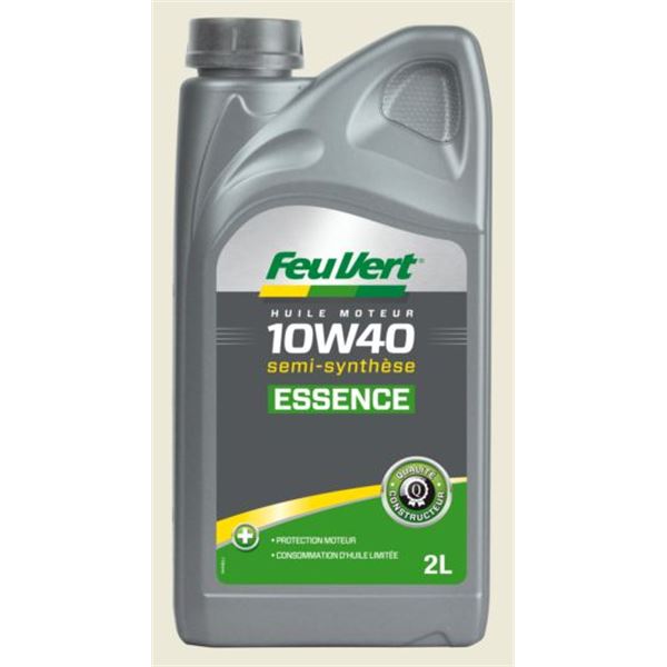 Huile moteur FEU VERT Essence 10W40 2L