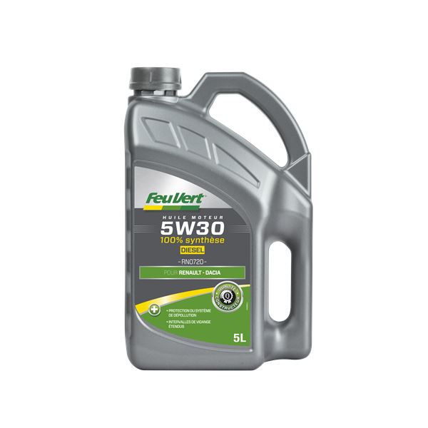 Huile moteur FEU VERT Renault 0720 5W30 5L
