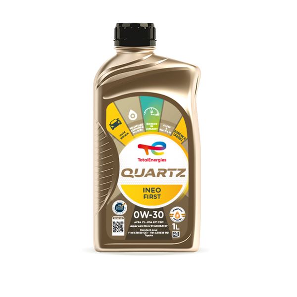 Huile moteur TOTAL Quartz Ineo First 0W30 Essence/Diesel 1L