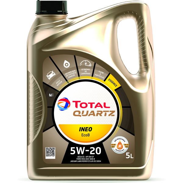 Huile moteur TOTAL Quartz Ineo EcoB 5W20 Essence/Diesel 1L