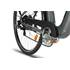 Vélo de ville électrique mixte Feu Vert E-Roll 75 gris platinium