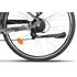 Vélo de ville électrique mixte Feu Vert E-Roll 75 gris platinium