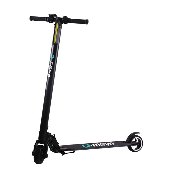 Trottinette électrique urbaine U.RWAY noire U.MOVE
