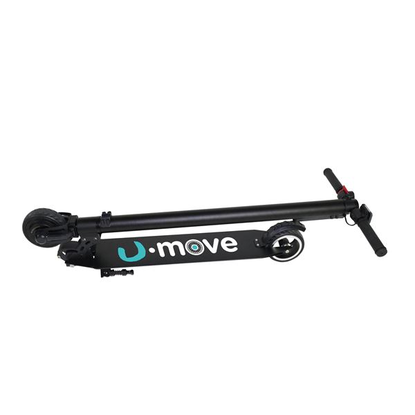 Trottinette électrique urbaine U.RWAY noire U.MOVE