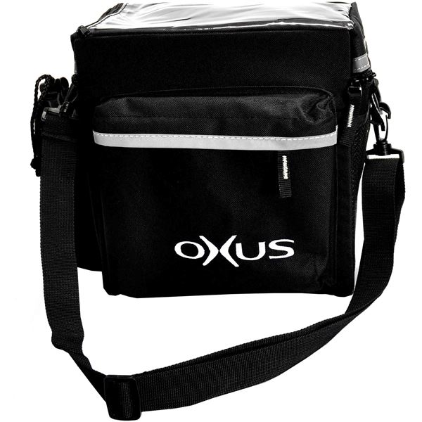 Sacoche de fixation sur guidon 4 poches Oxus pour vélo