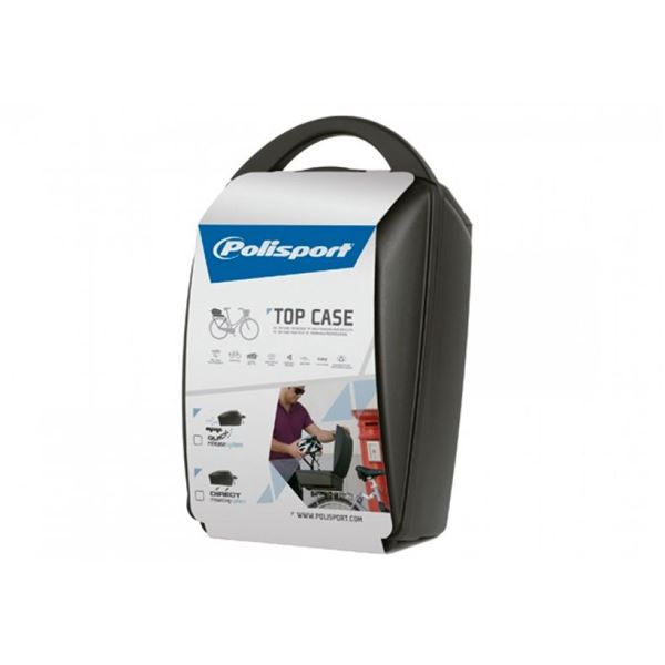 Top case de vélo sur porte-bagage Polisport