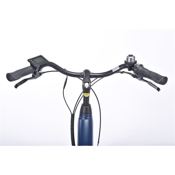 Vélo de ville électrique mixte Feu Vert E-Roll 72 bleu