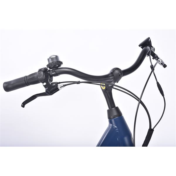 Vélo de ville électrique mixte Feu Vert E-Roll 72 bleu