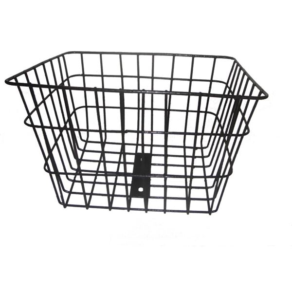 Panier métal noir + fixation pour vélo