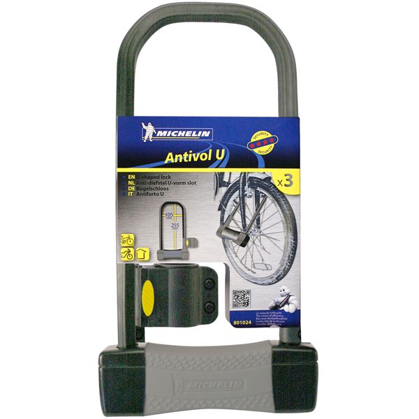 Antivol U 165 x 320 mm pour 2 roues Michelin
