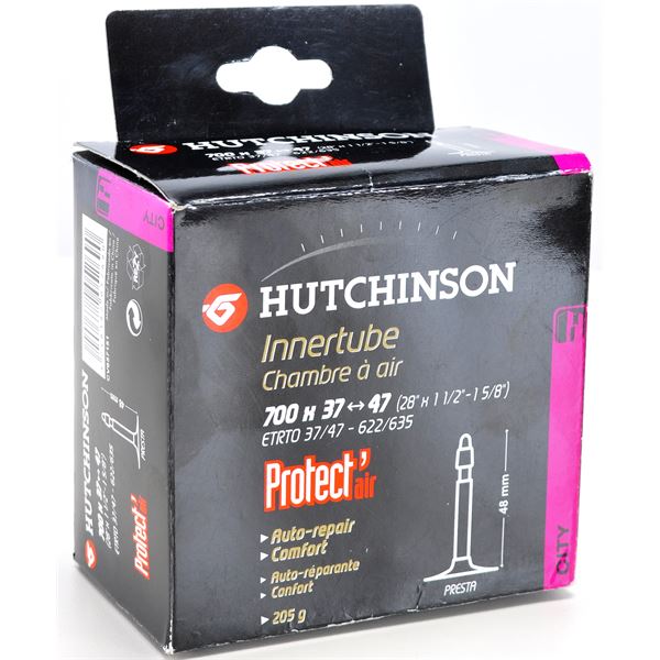 Chambre à air 700 x 37 à 47 Presta 48mm Protect'Air Hutchinson