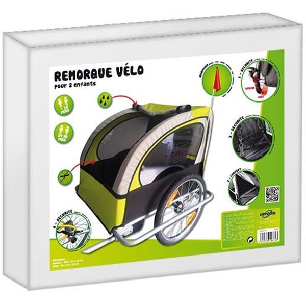 Remorque vélo Playride Durca