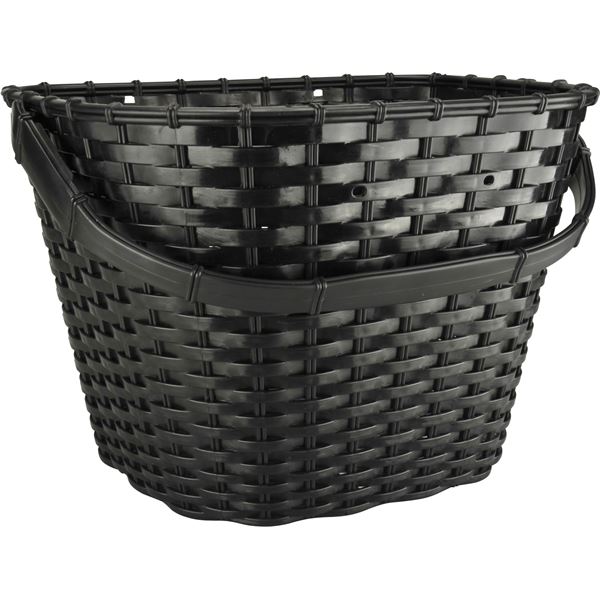 Panier plastique avant sur guidon de vélo avec fixation rapide Fischer