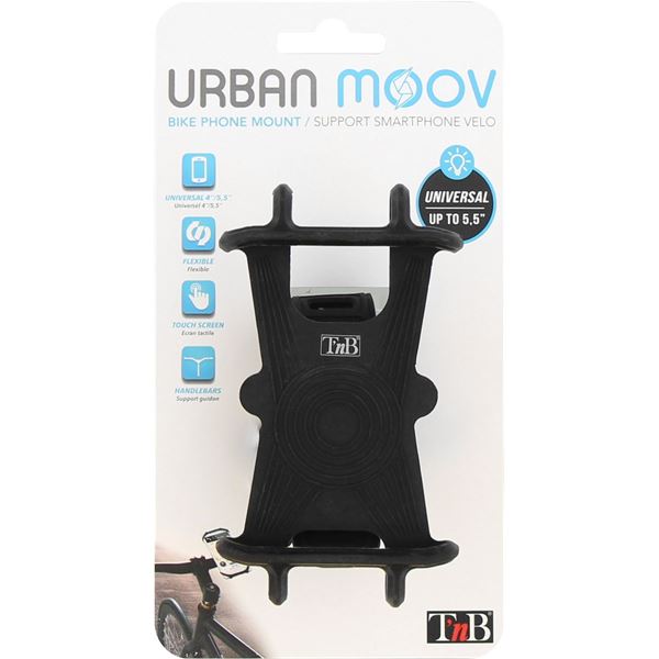 Support Smartphone silicone pour guidon Urban Moov