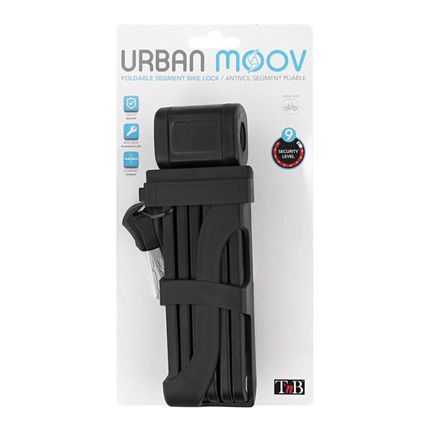 Antivol à segments pliables pour vélo URBAN MOOV