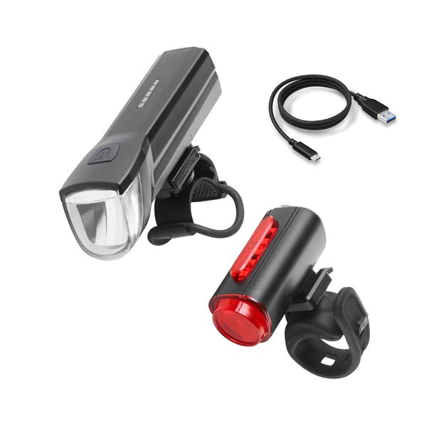 Kit éclairage LED avant et arrière vélo FISCHER